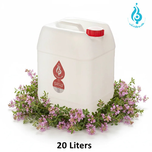 خرید عمده گالن ۲۰ لیتری عرق خارشتر صادراتی و خالص لباب | Wholesale 20‑L export Alhagi distillate by Lobab for distribution and export