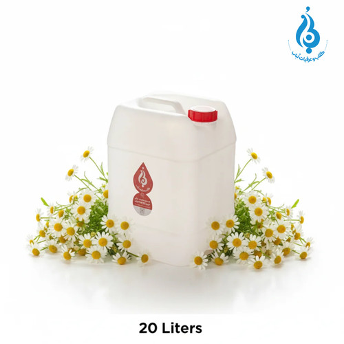 خرید عمده گالن ۲۰ لیتری عرق بابونه ارگانیک لباب برای پخش و صادرات ـ Wholesale 20L chamomile distillate by Lobab ـ for distribution and export