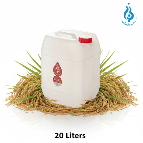 خرید عمده گالن ۲۰ لیتری عرق شلتوک سنگین ارگانیک لباب دوآتیشه و اصل ویژه آرامش ـ Wholesale 20L organic heavy rice husk distillate by Lobab Kashan ـ export relaxing herbal tonic