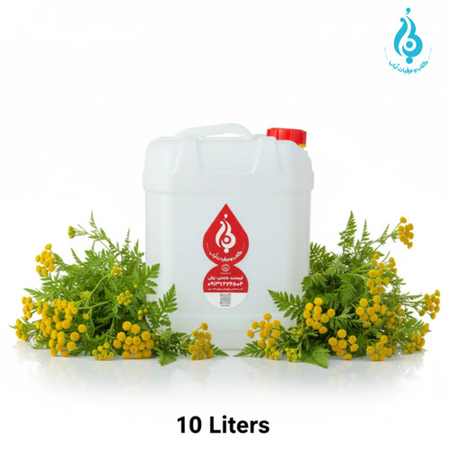 عرق مخلصه ارگانیک لباب دوآتیشه و خالص برای تقویت معده و رحم ـ Organic double‑distilled Feverfew distillate by Lobab Kashan ـ stomach & uterus tonic