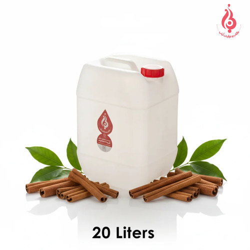 خرید عمده گالن ۲۰ لیتری عرق دارچین سنگین ارگانیک لباب دوآتیشه و خالص صادراتی مقوی قلب و اعصاب ـ Wholesale 20L organic heavy Cinnamon distillate by Lobab Kashan ـ export heart & nerve tonic