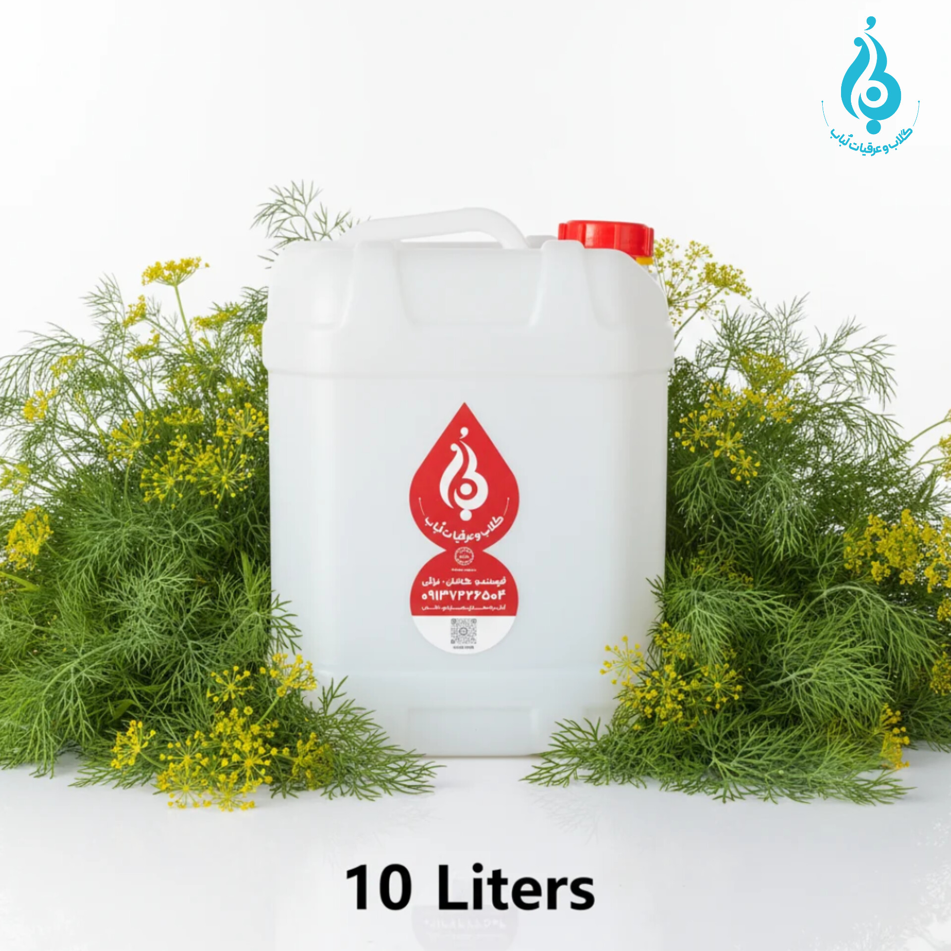 خرید گالن ۱۰ لیتری عرق شوید طبیعی لباب مخصوص عطاری‌ها و کلینیک‌های طب سنتی ـ Buy 10L dill distillate by Lobab ـ for herbal clinics