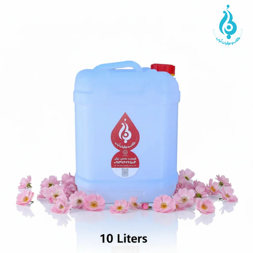 خرید گالن ۱۰ لیتری گلاب معمولی لباب مخصوص عطاری و مصارف عمومی ـ Buy 10L traditional rose water by Lobab Kashan ـ herbal aromatic tonic