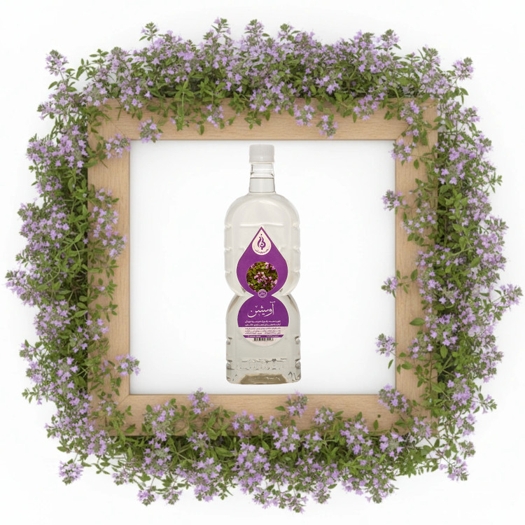 عرق آویشن دوآتیشه و خالص لباب _ مناسب تقویت معده و ریهها. Double distilled thyme water by Lobab _ for stomach and lung health.