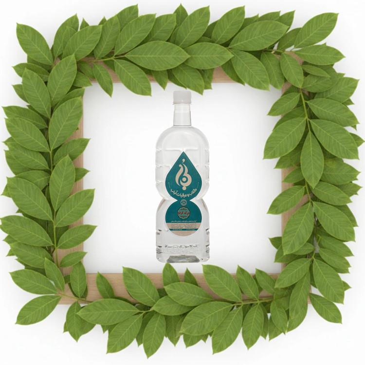 عرق برگ گردو ارگانیک لباب مفید برای دیابت و تقویت بدن ـ Natural walnut leaf water by Lobab ـ anti diabetic tonic