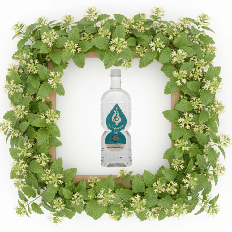 عرق بادرنجبویه سنگین لباب نشاطآور و مفید برای آرامش ذهن ـ Natural lemon balm water by Lobab Kashan ـ tonic for heart and calmness