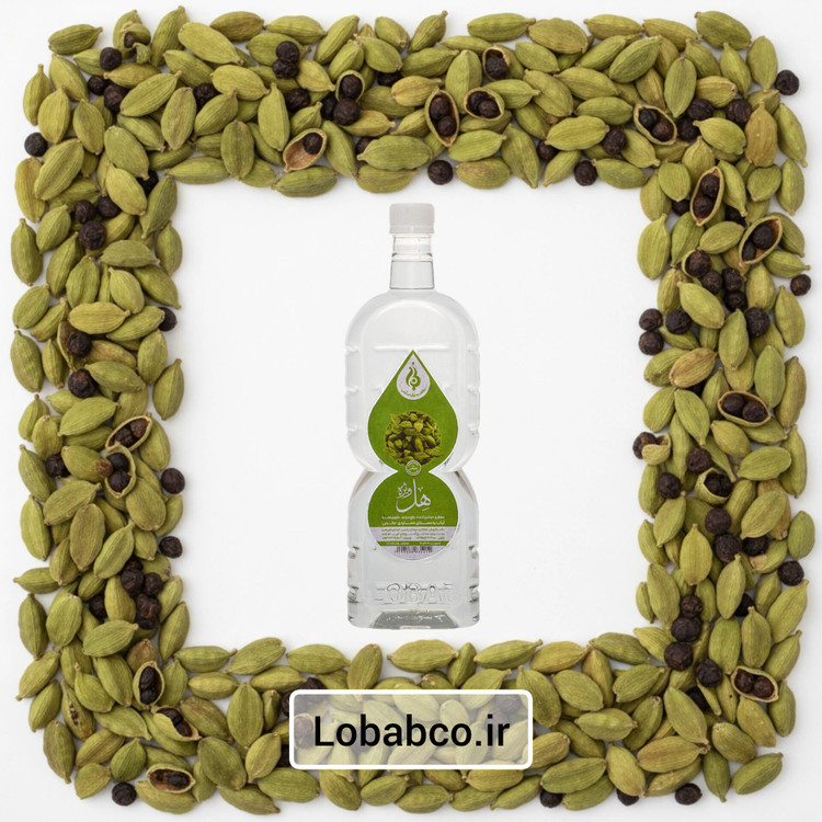 عرق هل سنگین لباب گرمابخش و ضد نفخ ـ Natural cardamom water by Lobab Kashan ـ soothing tonic for digestion and heart comfort