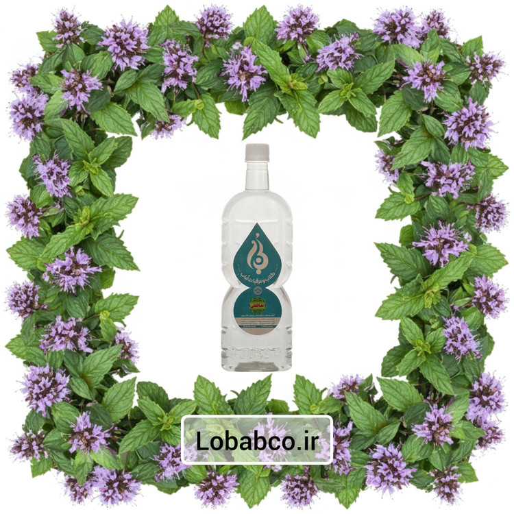 عرق نعناع فلفلی سنگین لباب آرامبخش معده و خنک کننده دهان ـ Natural peppermint water by Lobab Kashan ـ stomach calmer and breath freshener