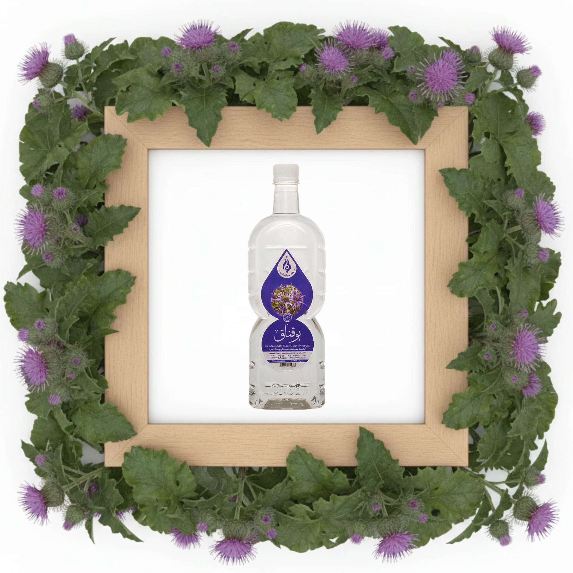 عرق بوقناق ارگانیک لباب تصفیه‌کننده خون و تقویت‌کننده بدن ـ Natural eryngo water by Lobab ـ anti diabetic tonic